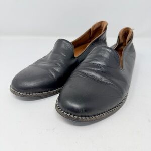 Ethan Valdes Women's 39 EUR Istanbul Black Slip On Leather Loafers Shoes